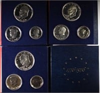 4 - 1976 3pc SILVER PROOF SETS