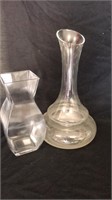 Contemporary decanter and vase