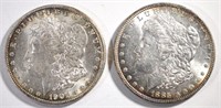 1885 & 1901-O MORGAN DOLLARS