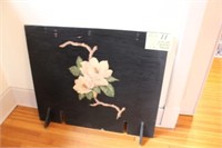 Wooden Painted Fireplace Screen Cover