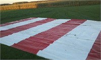 Lumber Tarp 8 Ft Drop With Fitted Front, Approx