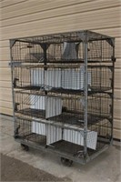 Small Animal Cage, Approx 36"x60"x80"
