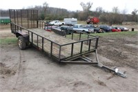 14ft Utility Trailer with Ramp Gate