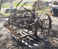 Horse Drawn Cultivator on Steel Wheels