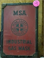 MSA INDUSTRIAL GAS MASK BOX
