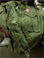 ARMY ISSUED JACKET AND JUMPSUIT