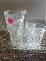 WEXFORD PITCHER AND GLASSES - SET OF 7