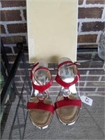 Michael Kors Red Heels Size 7M