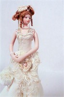 Pretty Victorian Styled Pedestal Dolls
