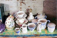 Large Group of China and Ceramic Decorative