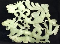 Jade Dragon And Bird Carving