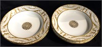 4 Sevres French Porcelain Bowls / Plates, Da Goty