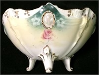 R. S. Prussia Footed Porcelain Bowl