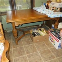 OAK HARVEST TABLE-MATCHING CHAIRS AND BUFFET!