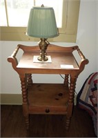 20" 1-drawer wash stand with lamp