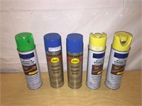 Rust Oleum Spray Paint LOT of 5 Cans