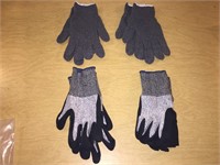 Glove LOT of 4 All Sz 9 Lg