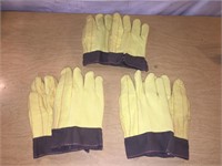Kevlar Glove LOT of 3 One Size Fits All