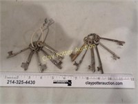 Collection of Old Skeleton Keys