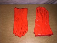 Lined Liquid Proof Glove LOT of 2 Sz Lg