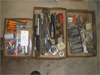 3 - BOXES OF MISC TOOLS