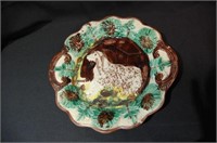 Majolica Pottery Plate