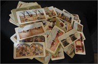Large Group Antique Stereo Viewer Cards