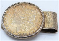 1897-P Morgan Silver Dollar Money Clip