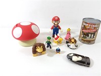Super Mario Bros: Figurines, tirelire et boucle de