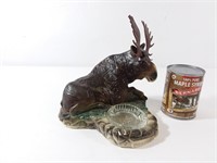 Cendrier Orignal plâtre - plaster moose ashtray