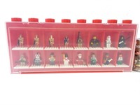 Figurines + présentoir Lego figurines + showcase