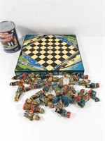 Jeu d'échecs thème Amerindien theme checker game