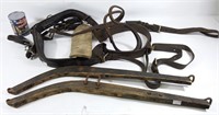 Accessoires pour chevaux en cuire