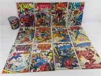 12 comics: X-Men, Dare Devil, etc.