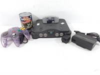 Nintendo 64 fonctionnel avec mannette et jeu