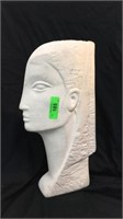 White Ceramic Thin Head Statue V 5E