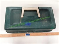 Large Plano Tackle Box with Plastic Worms