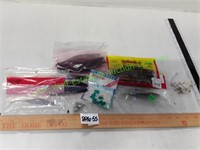 Plastic Worms and Hooks