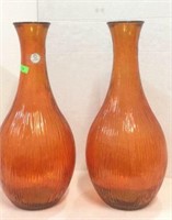 Two Beautiful Decorative San Miquel Vases - R5A