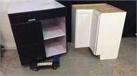 Lazy Susan Cabinet & Formica Cabinet P2A
