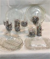 Vintage To New Glass Dishware V6A