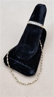 7" 14kt YG Italian Bracelet & Ladies Band Ring
