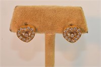 18kt Yellow Gold Chopard Happy Diamonds Earrings