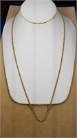 14kt 24" Gold Rope Chain