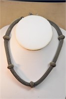 16" Sterling Stephen Dweck Mesh Necklace