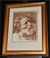 Large Italian Etching