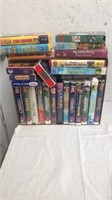 Group of vhs some are Disney