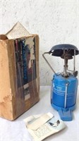 vintage Bleuet propane lantern