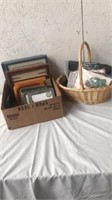 Quilting material with Box of picture frames