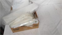 Large group of 18"x9" plastic bags probably 150